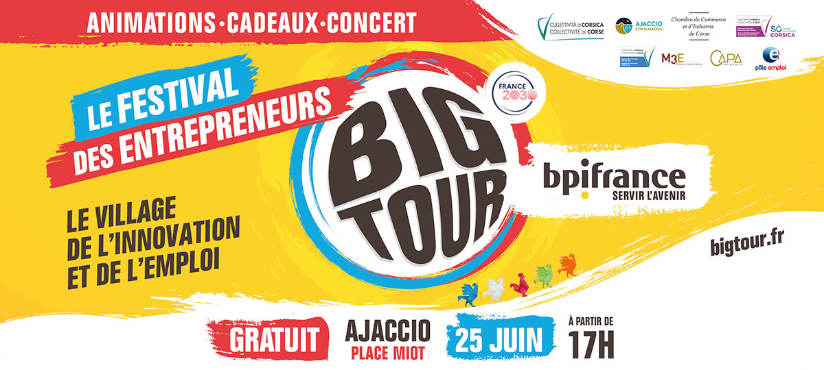 Le Big tour à Ajaccio, le 25 juin 2022 à 17h00