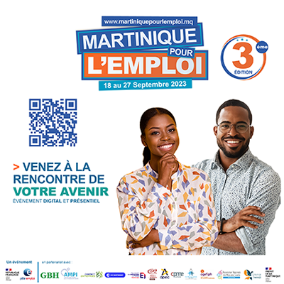 Affiche Martinique pour l'emploi