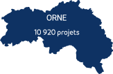 Orne 10 920 projets en 2023