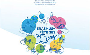 Erasmus + fête ses 35 ans !